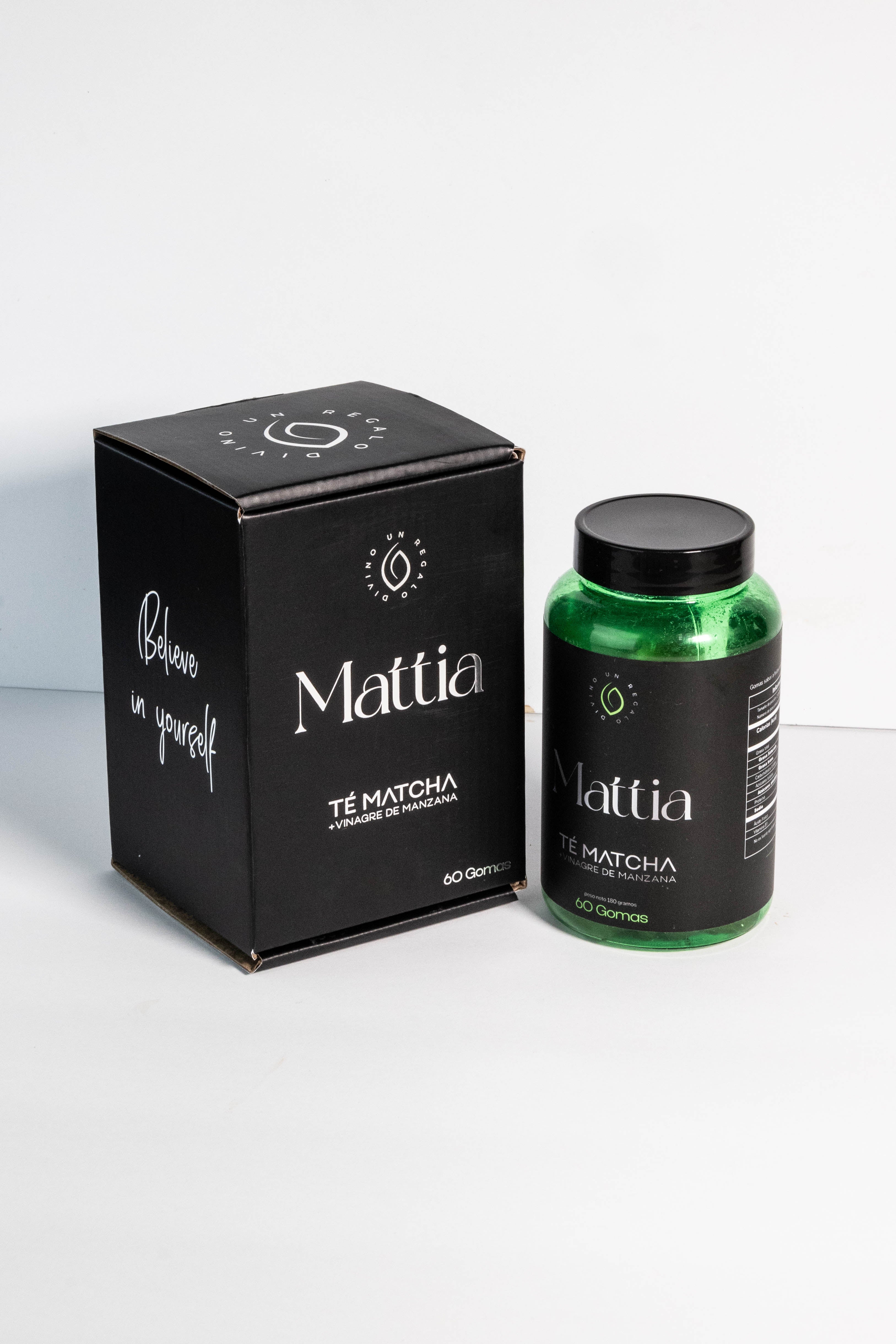 Gomas Mattia™: Té Matcha + Vinagre de manzana