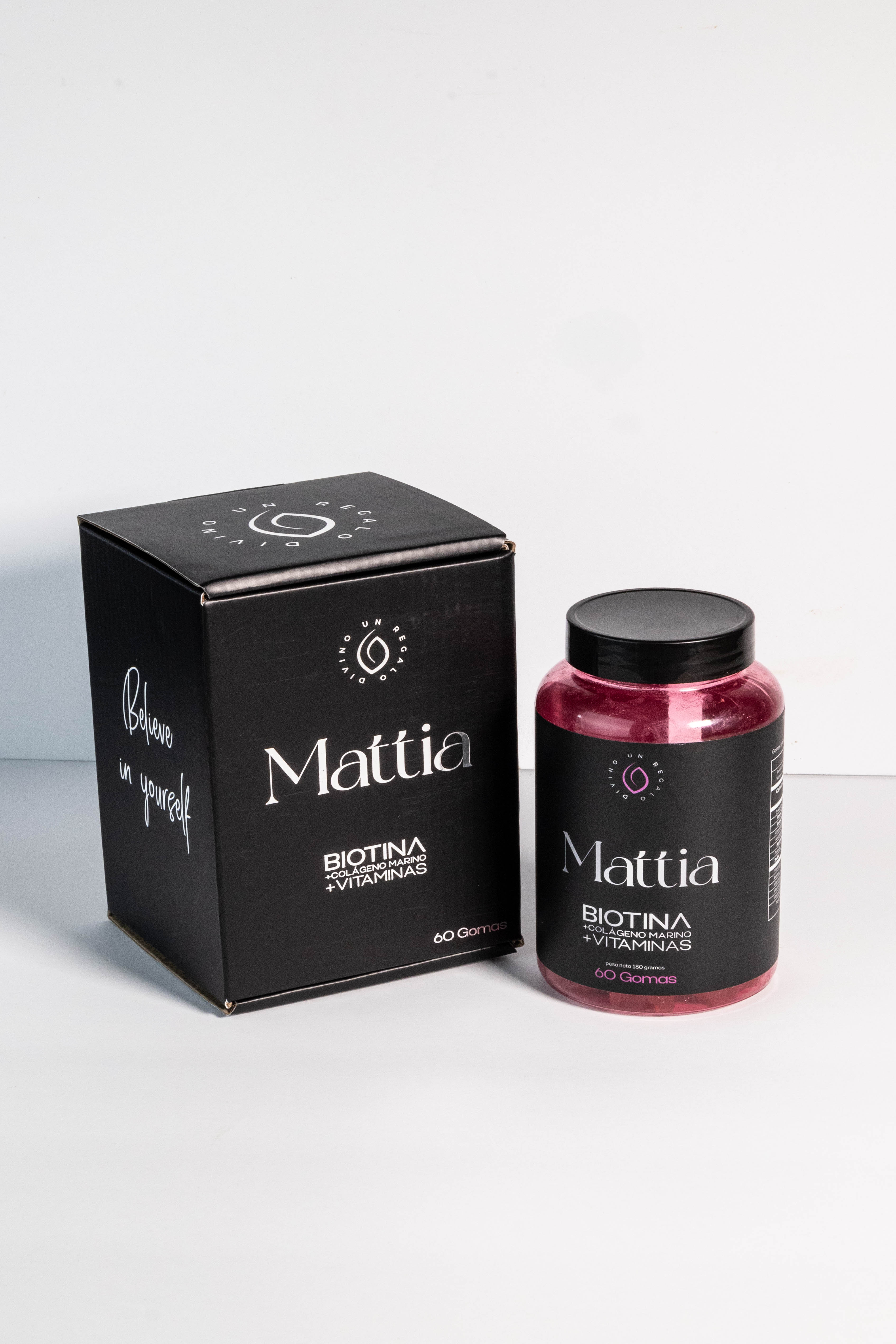 Gomas Mattia™: Biotina + Colágeno Márino